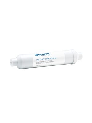 Φίλτρο Ενεργού άνθρακα In-Line 2''x10'' της ECOSOFT (με ταχυσυνδέσμους 1/4'')