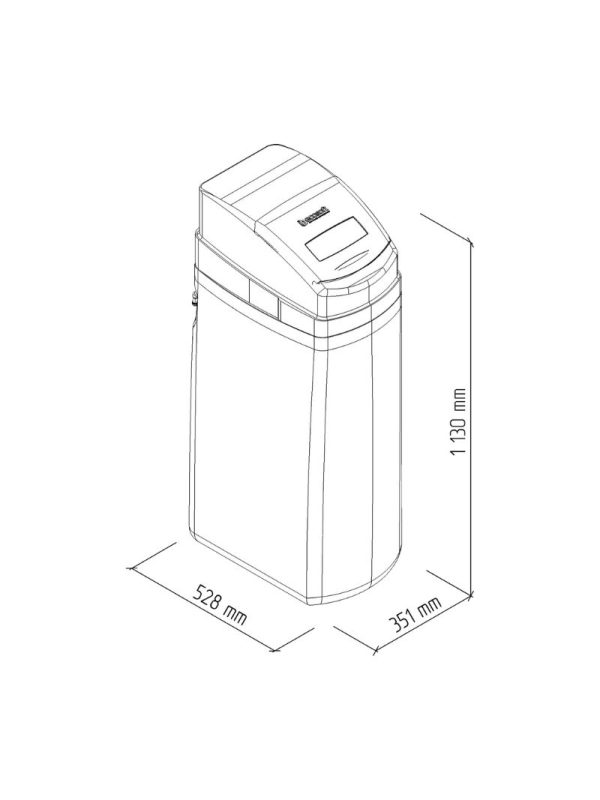 Ecosoft Titanium Gold 250 – Αποσκληρυντής Νερού (Water Softener) 25 λίτρων t www.filtrareto.gr Ecosoft Titanium Gold 250 – Αποσκληρυντής Νερού (Water Softener) 25 λίτρων