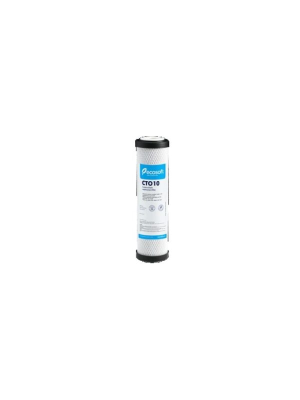 Φίλτρο Νερού 10΄΄ Ενεργού Άνθρακα της ECOSOFT www.filtrareto.gr 10'' Προφίλτρο συμπαγούς ενεργού Άνθρακα Block (coconut) της ECOSOFT