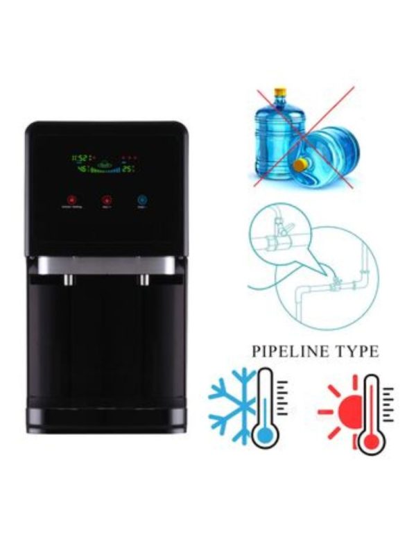 Επιτραπέζιος Ψύκτης Νερού Αφής BLACK PEARL (HOT-COLD) a www.filtrareto.gr Επιτραπέζιος Ψύκτης Νερού Αφής BLACK PEARL – Ζεστό & Κρύο Νερό (Touch Control)