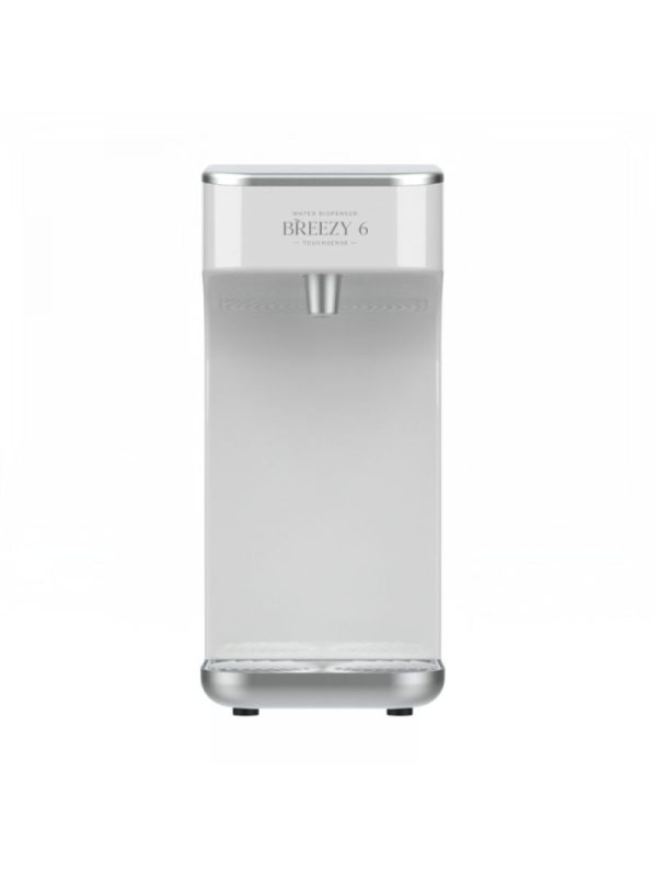 Επιτραπέζιος Ψύκτης Νερού Breezy 6 TouchSense White – Κρύο, Ζεστό & Περιβάλλοντος