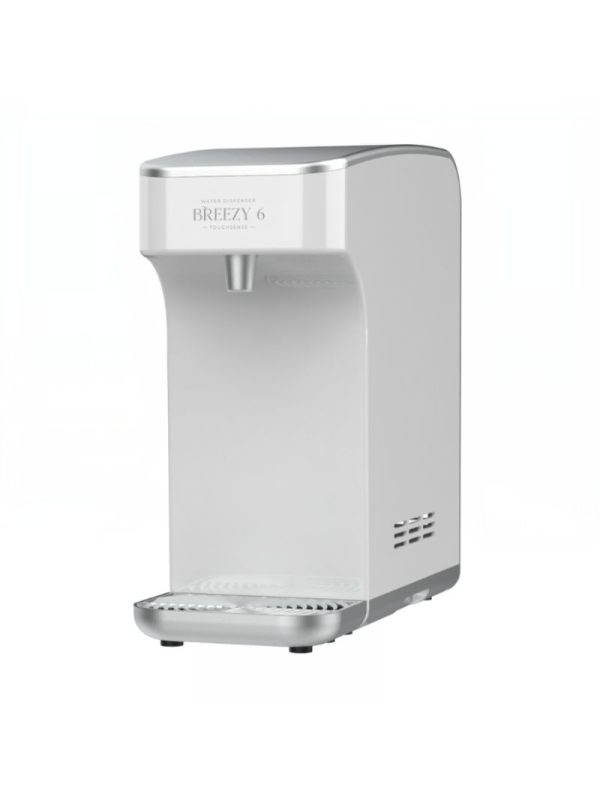 Επιτραπέζιος Ψύκτης Νερού Breezy 6 TouchSense White – Κρύο, Ζεστό & Περιβάλλοντος