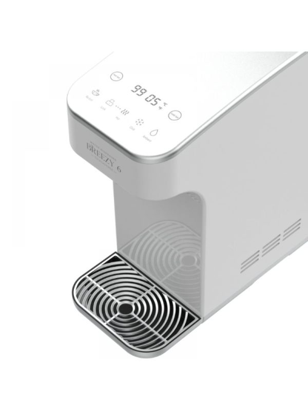 Επιτραπέζιος Ψύκτης Νερού Breezy 6 TouchSense White – Κρύο, Ζεστό & Περιβάλλοντος