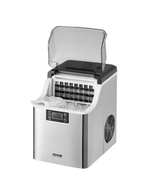 Επιτραπέζια Παγομηχανή VEVOR 3.2L – 20kg/24h με 3 Μεγέθη Πάγου & Auto Clean