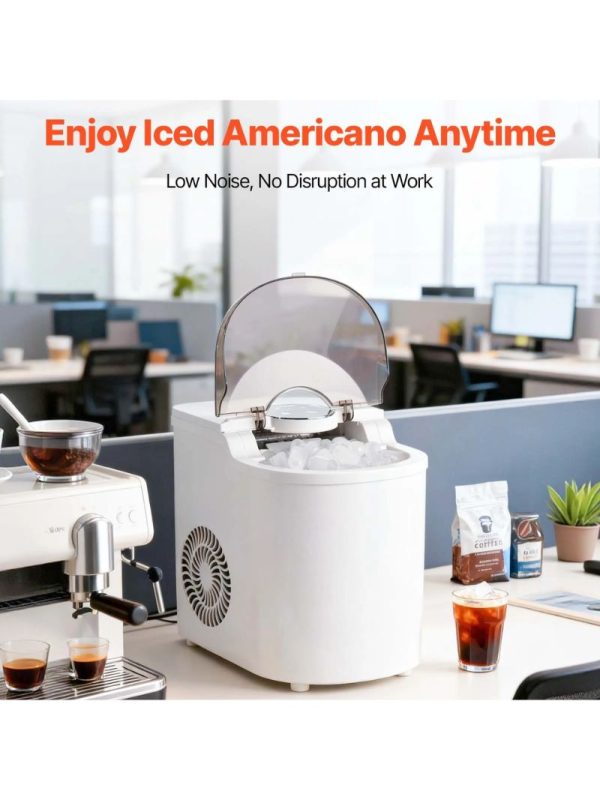 Επιτραπέζια Παγομηχανή VEVOR Compact 0.83L – 12kg/24h με 2 Μεγέθη Πάγου & Auto Clean