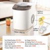 Επιτραπέζια Παγομηχανή VEVOR Compact 0.83L – 12kg/24h με 2 Μεγέθη Πάγου & Auto Clean