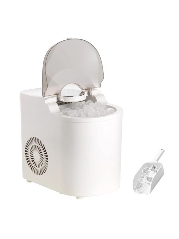 Επιτραπέζια Παγομηχανή VEVOR Compact 0.83L – 12kg/24h με 2 Μεγέθη Πάγου & Auto Clean