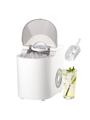 Επιτραπέζια Παγομηχανή VEVOR Compact 0.83L – 12kg/24h με 2 Μεγέθη Πάγου & Auto Clean