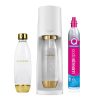 Sodastream Terra Gold Συσκευή Παρασκευής Ανθρακούχου Νερού www.filtrareto.gr Συσκευή παρασκευής ανθρακούχου νερού Sodastream Terra Gold με φιάλη Quick Connect