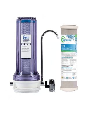 Σετ Φίλτρο Άνω Πάγκου Διάφανη Eiger με Matrikx cto 5m www.filtrareto.gr Σετ φίλτρο άνω πάγκου Eiger διάφανο με ανταλλακτικό Matrikx CTO